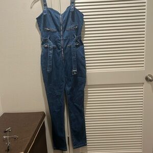 Blue Jean jumpsuit/overall, perfect for the summer!